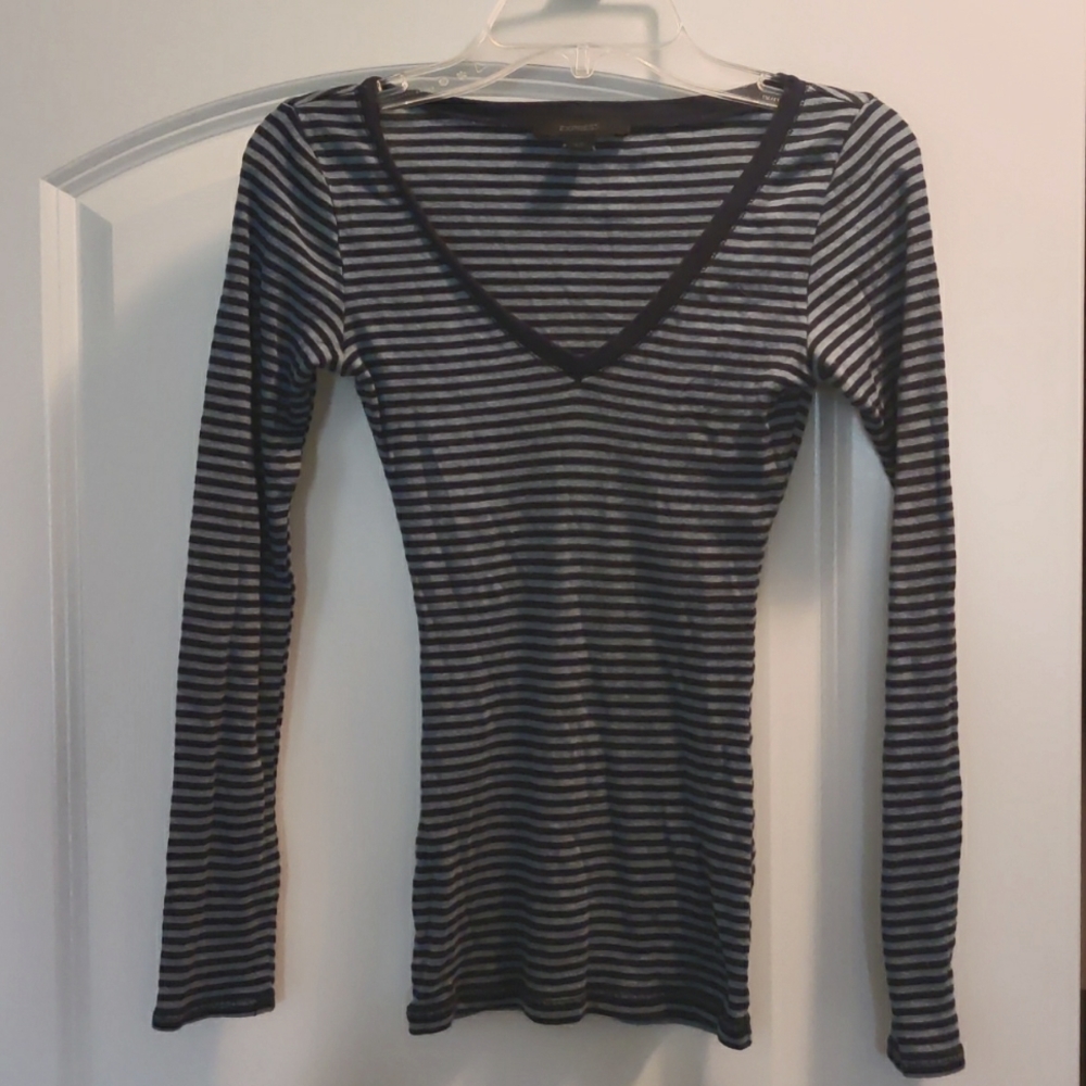 Navy blue long sleeve xs